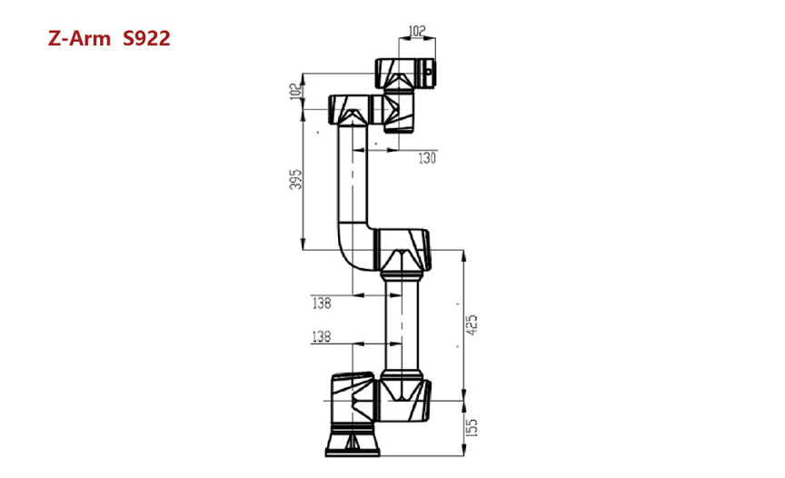 Z-Arm S1400 六軸協作機器人手臂